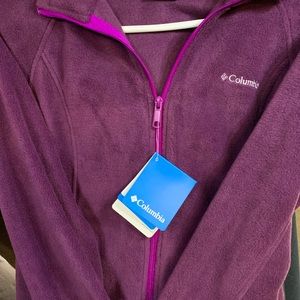 New purple Columbia fleece jacket